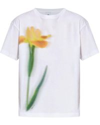 Paul Smith - T-Shirt mit Blumen-Print - Lyst