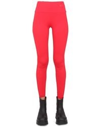 MSGM - Leggings With Logo - Lyst