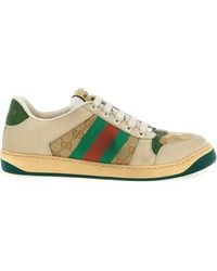 Gucci - Men's Screener Leather Sneaker - Lyst