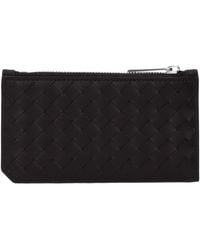 Bottega Veneta - Portadocumenti Uomo Pelle Marrone/Cioccolato Fondente - Lyst