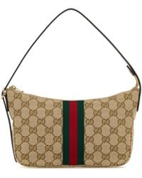 Gucci - Gg Fabric Small Lunetta Crossbody Bag - Lyst