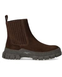 Weekend by Maxmara - Genepi Dark Brown Chelsea Boot - Lyst