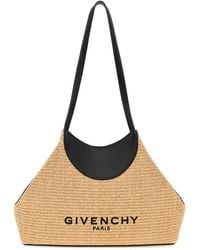 Givenchy - Raffia Small Facet Shoulder Bag - Lyst