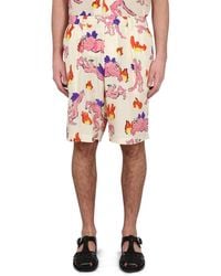 Marni - Playful Print Bermuda Shorts - Lyst