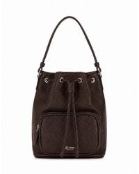 LA ROSE - Borsa Sacchetto Grande Moro - Lyst
