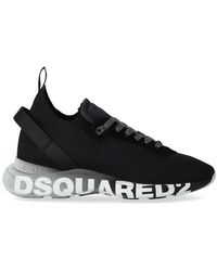 DSquared² - Fly Black Sneaker avec logo - Lyst