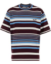 Prada - Embroidered Cotton T-Shirt - Lyst