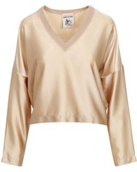 Semicouture - Jerséis Semicostura Beige - Lyst