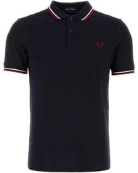 Fred Perry - Midnight Piquet Polo Shirt - Lyst