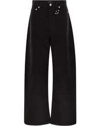 Sportmax - Pantalones de gran tamaño de cintura deportiva siamesa - Lyst