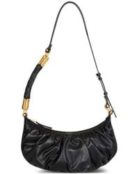 Balmain - Borsa A Spalla Ebene Con Ruches - Lyst