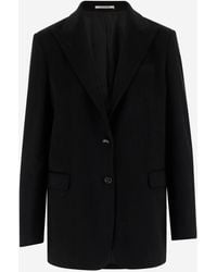 Tagliatore - Two Button Cashmere Long Jacke - Lyst