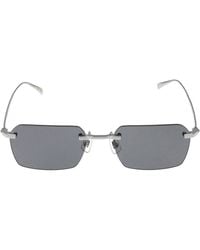 dunhill - Sonnenbrille Du0061 S 004 Silber Silbergrau /19/145 - Lyst
