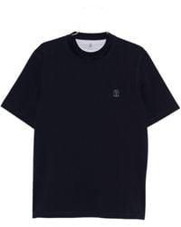 Brunello Cucinelli - T-Shirt Met Logodetail - Lyst