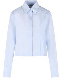 Sportmax - 'Certo' Cropped Shirt - Lyst