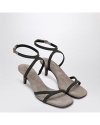 Brunello Cucinelli - Sandal City With Precious Straps - Lyst