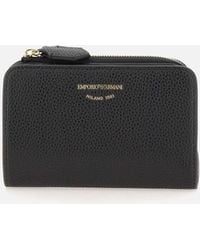 Emporio Armani - Portafoglio Nero - Lyst