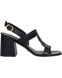 Stuart Weitzman - Sandalen Ibiza Vrouwen Leer Zwart - Lyst