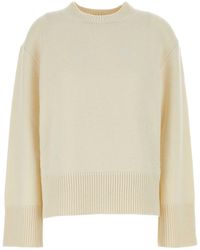Camilla & Marc - Ivory Wool Blend Ash Oversize Sweater - Lyst