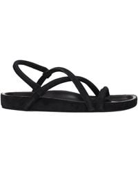 Isabel Marant - Black Leather Sandal - Lyst