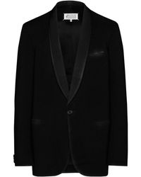 Maison Margiela - Wool Single-Breasted Blazer Jacket - Lyst