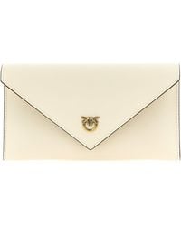Pinko - Portafoglio 'Flat Mini' Con Catena - Lyst