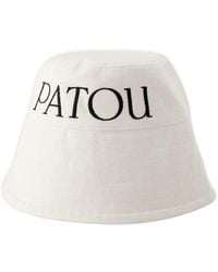 Patou - Eimer Hut Baumwolle weiß - Lyst