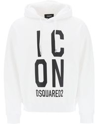 DSquared² - Sweatshirt Wit - Lyst