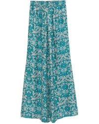 Gianluca Capannolo - Antonia Printed Silk Trousers - Lyst