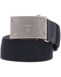 Prada - Gürtel mit Logo-Schnalle - Lyst