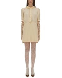 Valentino - Crepe Couture Short Dress - Lyst