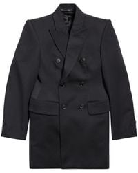 Balenciaga - Wool Double-Breasted Jacket - Lyst