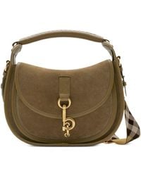 Burberry - B Clip Kleine Kamel-Tote-Tasche - Lyst