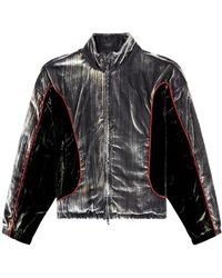 DIESEL - G-Riffin Donsjack Met Rits - Lyst
