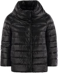 Herno - Mini Cape With Jewelled Sleeves - Lyst