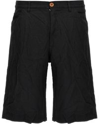 Comme des Garçons - Crumpled Texture Bermuda Shorts - Lyst