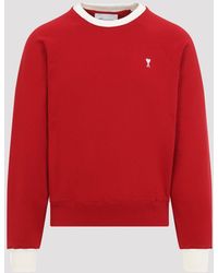 Ami Paris - Ami Parijs Tweekleurig Sweatshirt - Lyst