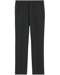 Ami Paris - Elasticated-Waist Wool Trousers - Lyst