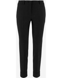 QL2 Donna - Wool Blend Pants - Lyst