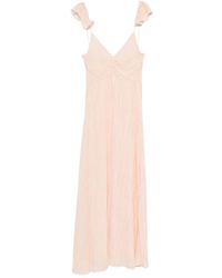 forte_forte - V-Necked Long Dress - Lyst