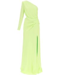 Roland Mouret - Asymmetric Stretch Silk Gown With Cut-out Detail - Lyst