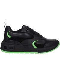 Ferragamo - Sneakers Cosimaum Frau Leder Schwarz/Grün Fluo - Lyst