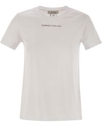 Max Mara - Lusso kurzärmeliges T -Shirt - Lyst
