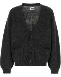 Magliano - Slate Wool Cardigan Md81_19 Antracite Exterior: Maglieria - Lyst
