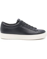 Emporio Armani - Leather Sneakers - Lyst