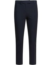 Max Mara - Stretch Cotton Blend Pants - Lyst
