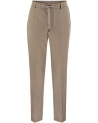 Peserico - Technical Virgin Wool Gabardine Jogger - Lyst