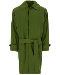 Saint Laurent - Nylon Trench Coat - Lyst