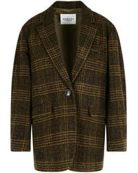 Isabel Marant - Gesina' Khaki Virgin Wool Blazer - Lyst
