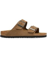 Birkenstock - Arizona Dark Tea, Suede Leather - Lyst